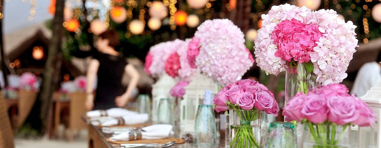 wedding, reception, table
