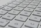 white computer keyboard